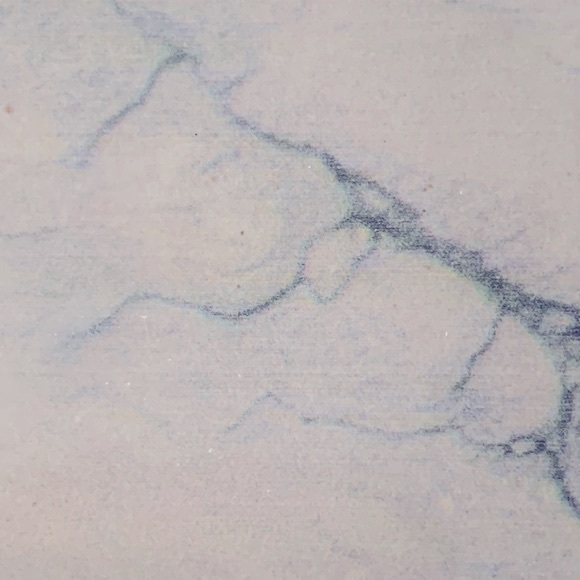 Occasions NIB Faux Marble Style Stoneware Set of 4 Cork Backing Drink Coasters - Picture 2 of 7